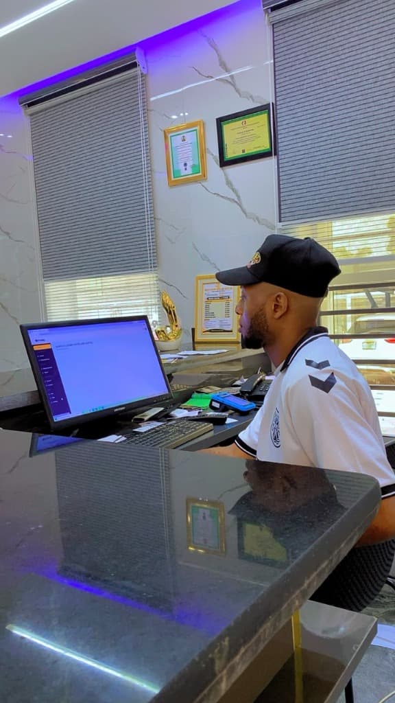 Super E Luxury Hotel 24/7 Front Desk Reception, POS Cashier Terminal and Guest Check-In Concierge in Keffi Nasarawa State